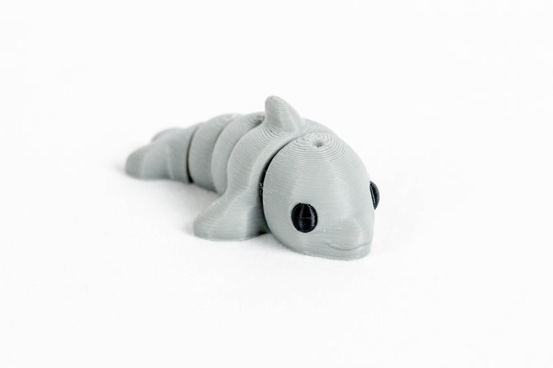 Dolphin : Gray Silver Fish Sea Ocean Wigglitz