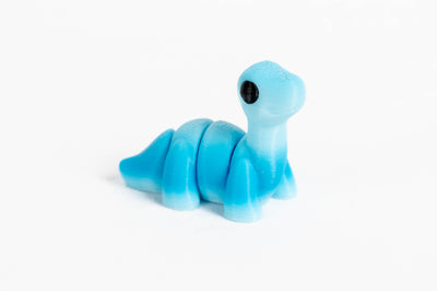 Brontosaur : Blue Dinosaur 3D Printed Animal