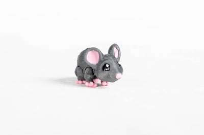 Mouse : Farm Gray Silver Mamal 3D Printed Animal