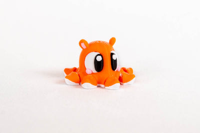 Dumbo Octopus : Orange Sea Ocean Cephalopod 3D Printed Animal