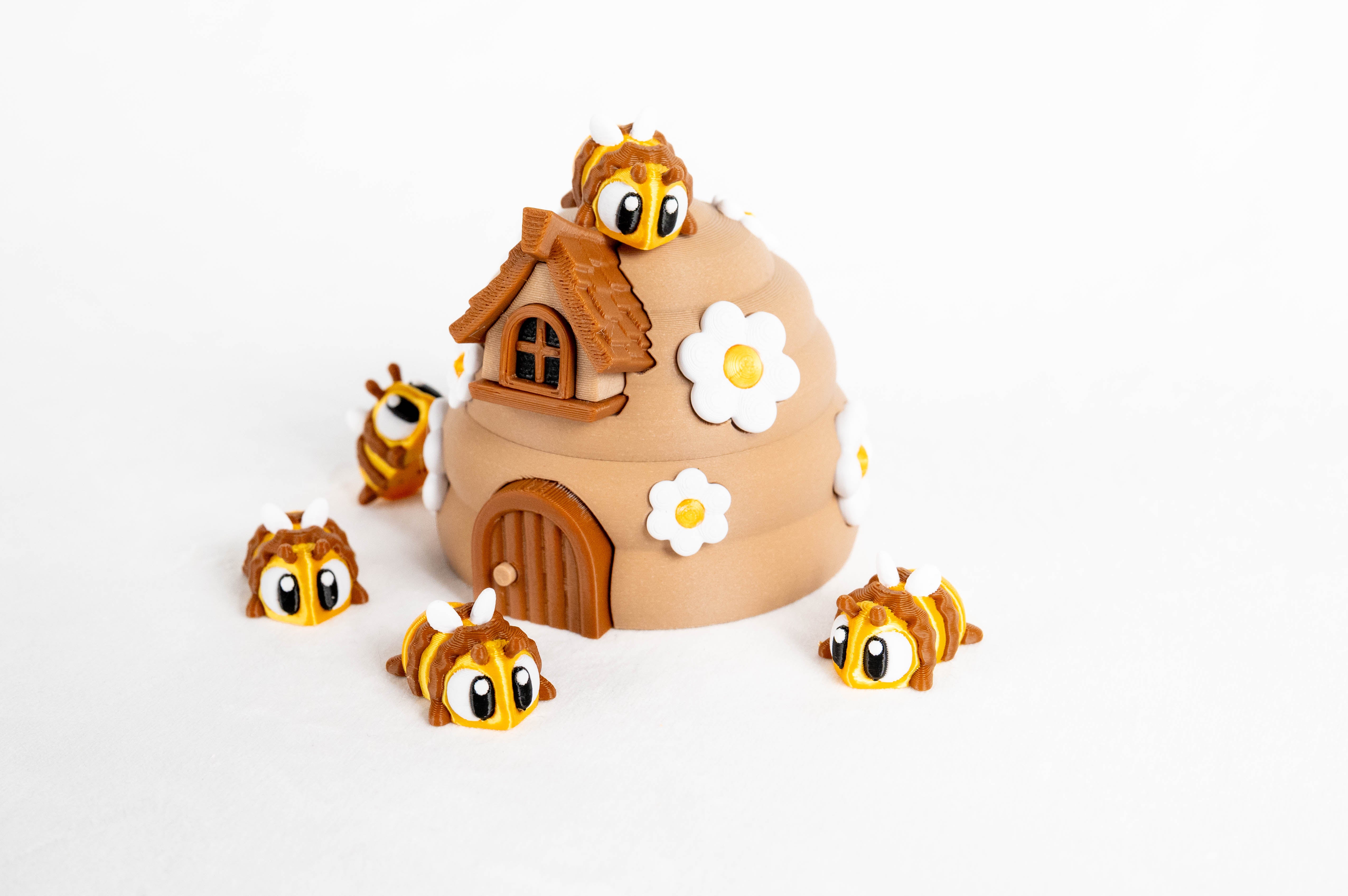 Beehive & Bees
