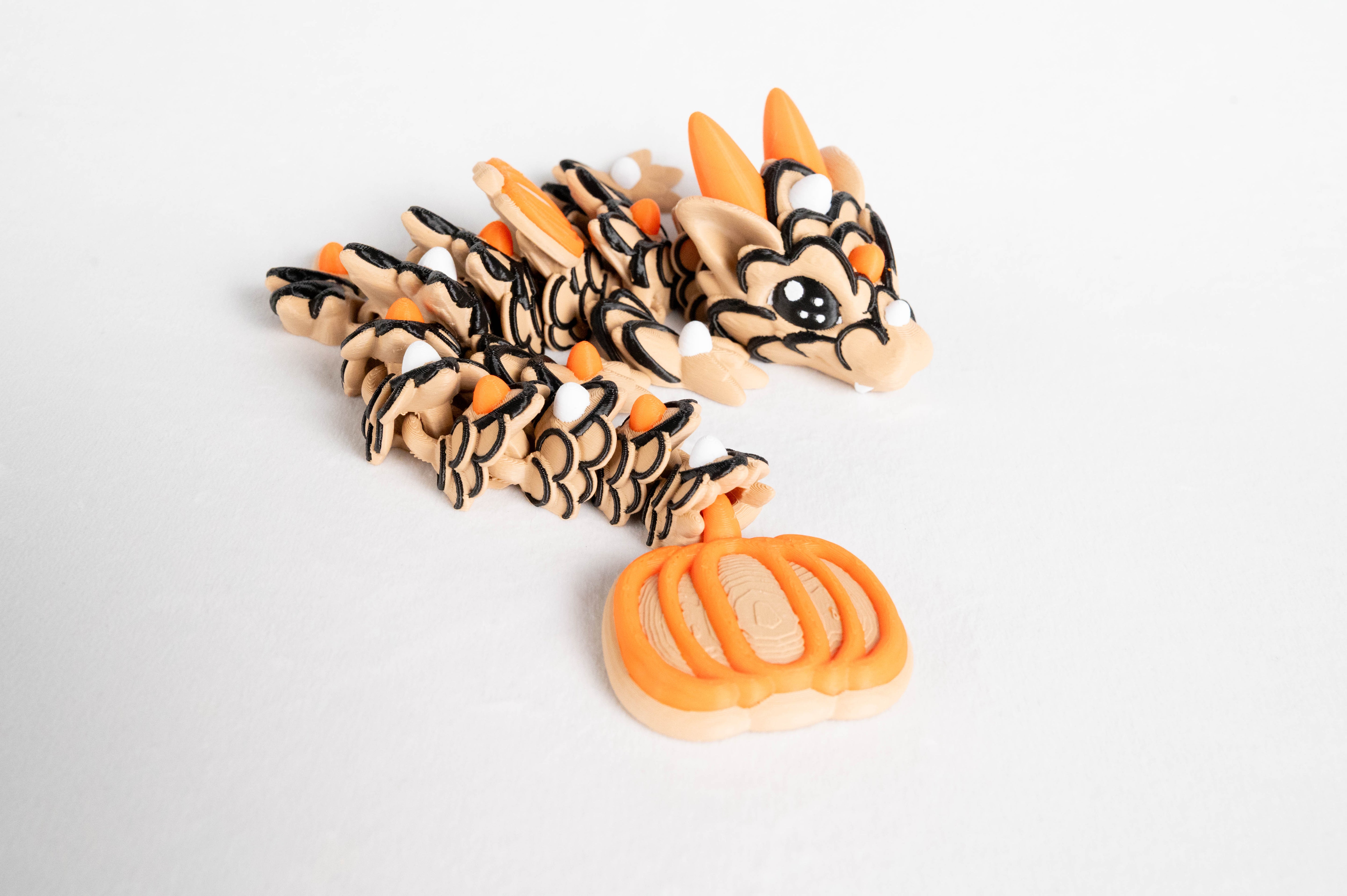 Baby Pumpkin Cookie Dragon (Halloween Only)