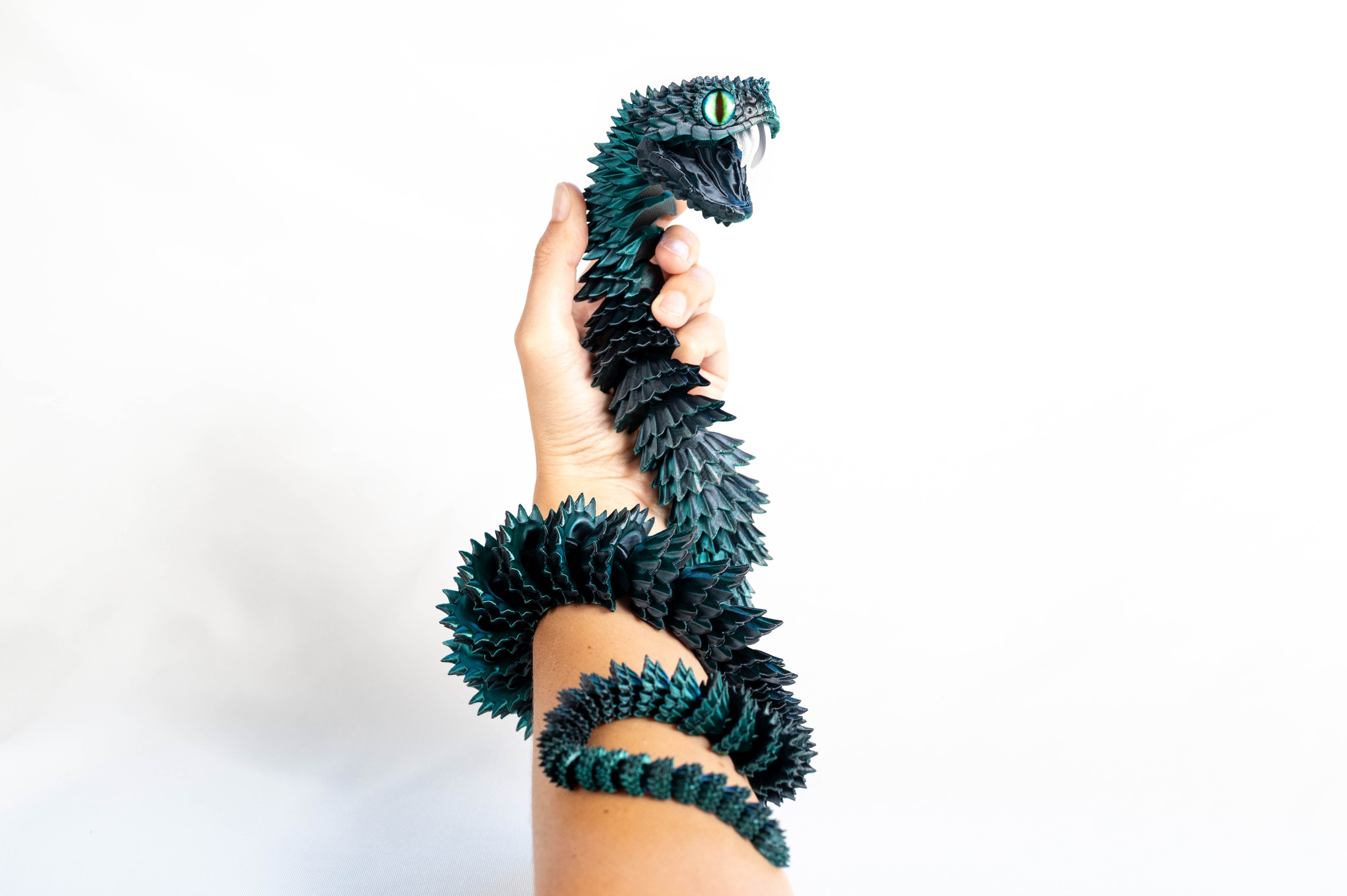 Black & Green | Bush Viper Snake