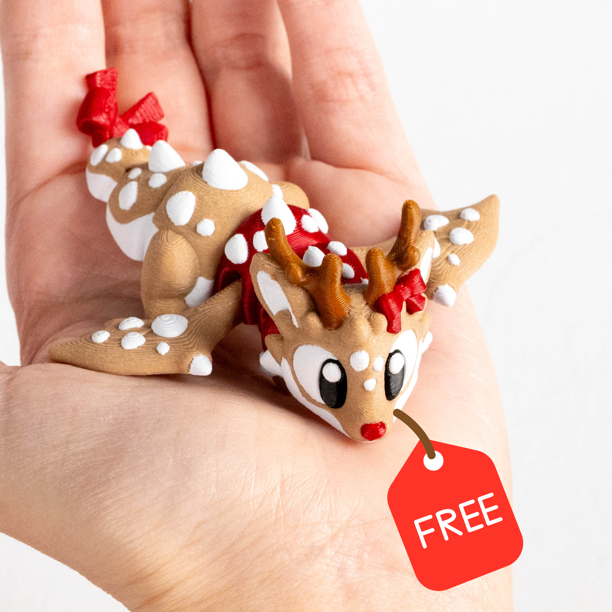 Free Reindeer Dragon