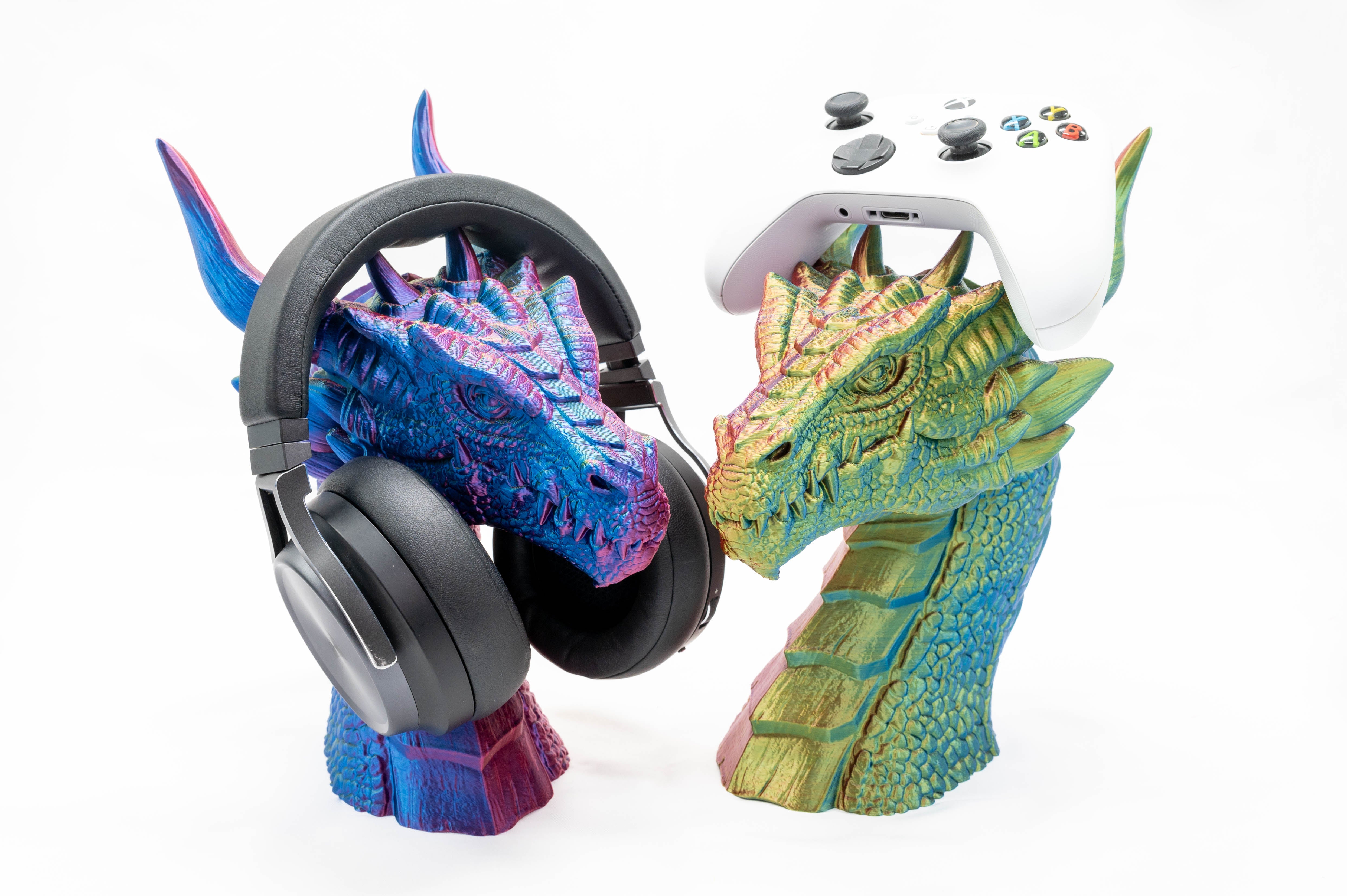Dragon Headset Stand & Controller Holder