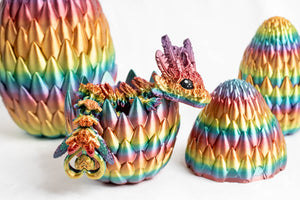 Rainbow / Small baby in an egg