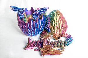 Paua Pearl / Mini dragon in a large egg