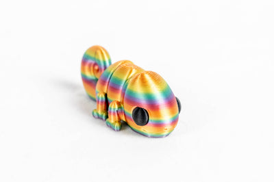 Chameleon : Rainbow Reptile Lizard 3D Printed Animal