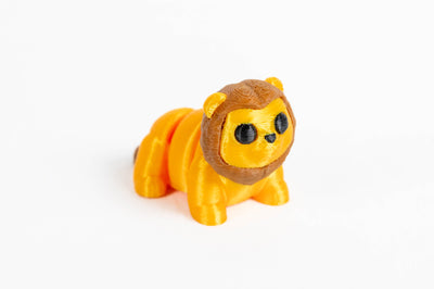 Lion : Golden African 3D Printed Animal