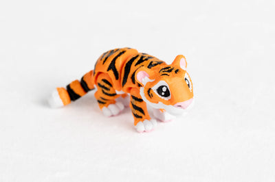 Tiger : Orange Cat 3D Printed Animal