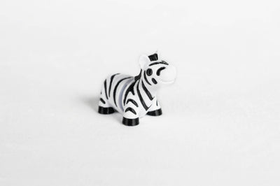 Zebra : Black White Horse 3D Printed Animal
