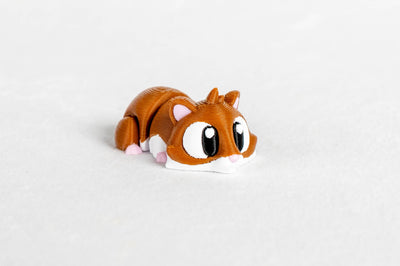 Hamster : Brown Mamal Pet 3D Printed Animal