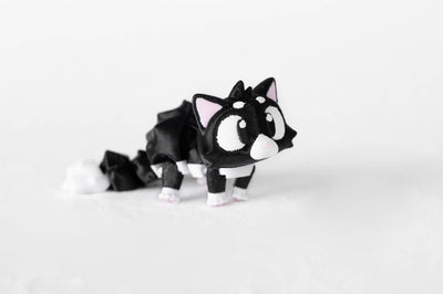 Big-Eyed Cat : Black Cat House 3D Printed Animal