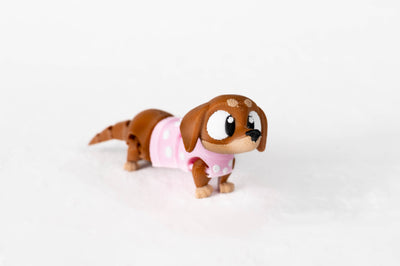 Sausage Dog : Dachshund Wiener Dog Brown Pet 3D Printed Animal