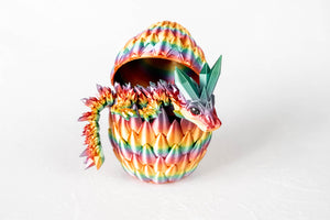 Rainbow / Small baby in a dragon egg