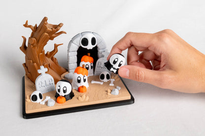 Ghost Graveyard & 4 Ghosts (Halloween Only)