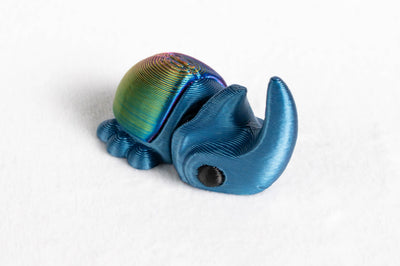 Rhino Beetle : Rhinoceros Bug Insect 3D Printed Animal