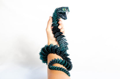 Black & Green | Bush Viper Snake