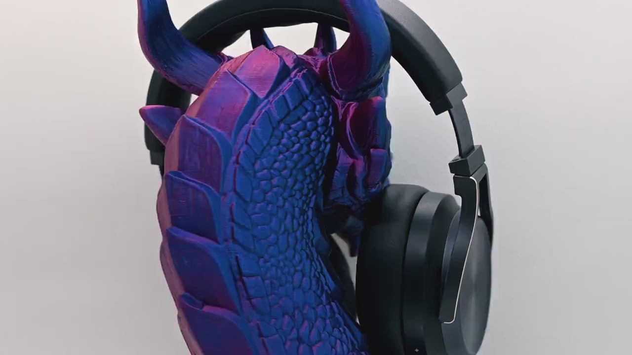 Dragon Headset Stand | Gamer Headphones Holder | 3D Print
