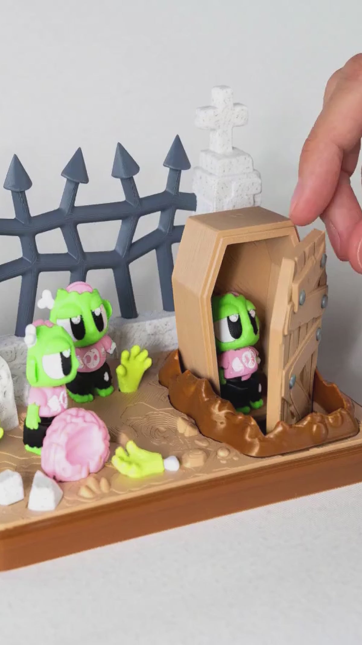 Load video: zombies fidget toy set