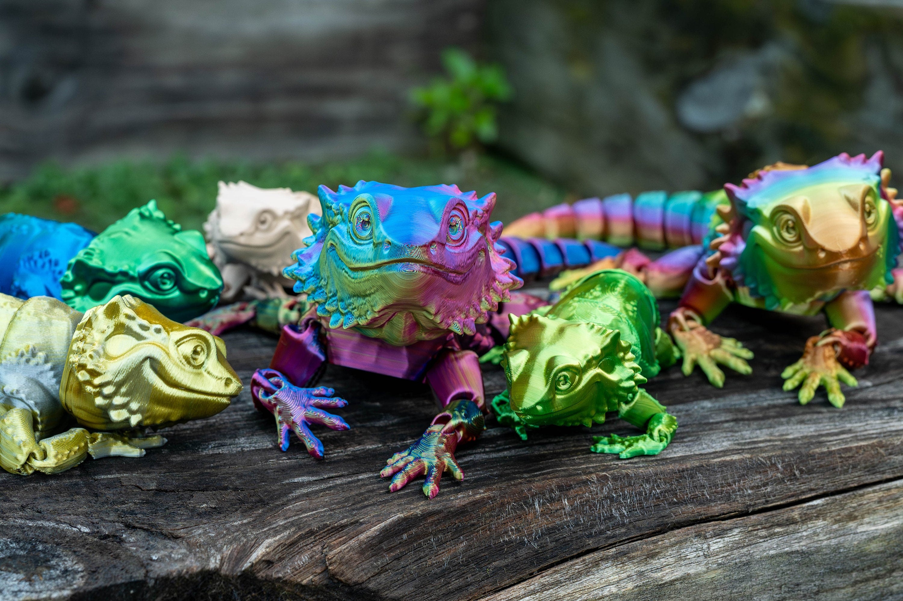 Bearded Dragon | Beardie | Australian Lizard | Fully Articulated | 3D Printed